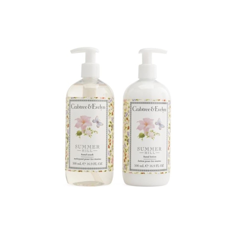 Crabtree & Evelyn Summer Hill Hand Wash and Hand Lotion