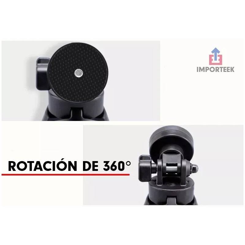 Importeek Soporte Tripie Celular Base Adaptador Camara Universal 360
