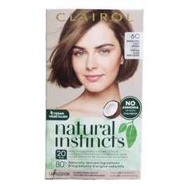 Clairol Natural Instincts Hair Color 6C Light Brown To 28 Shampoos 1 Application