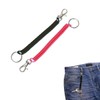 OBYJCA Spiral Keyring Spiral Keychain, 2 Pcs Stretchy Spiral Keyring