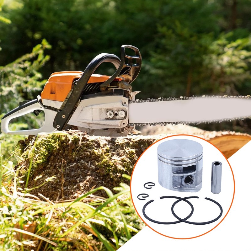 Mtanlo 44.7mm Piston Ring Kit for Stihl MS271 MS271C MS
