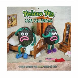 Violent Veg 2025 Square Wall Calendar