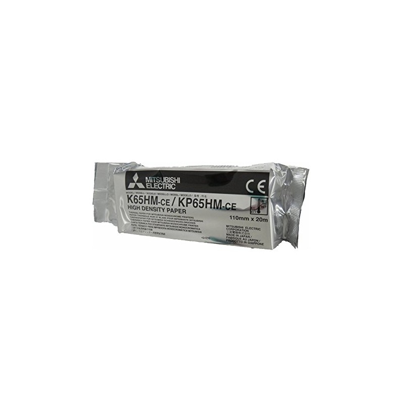 MITSUBISHI K65HM-CE/ KP65HM-CE High Density Thermal Paper Rolls for Black
