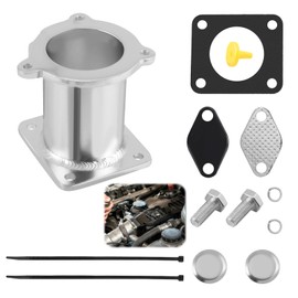 EGR & Cooler Delete Valve Kit for E87 E90 E92 E93 E60, High Quality Aluminum, Improves Fuel Consumption and Performance, Easy Installation, Replacement for 320d 325d 330d 520i X3 X6 X5