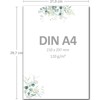 Motif Package Eucalyptus Letter Paper, Din A4, Incl. Envelopes DIN