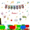 Aryroi Welcome Back to School Wall Decals,Classroom Window Clings,First Day