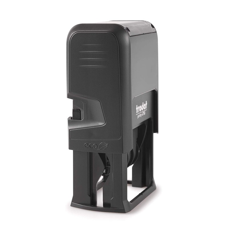 Trodat Printy 4750 Self-Inking Doctors Date Stamp with Vaccinated Text