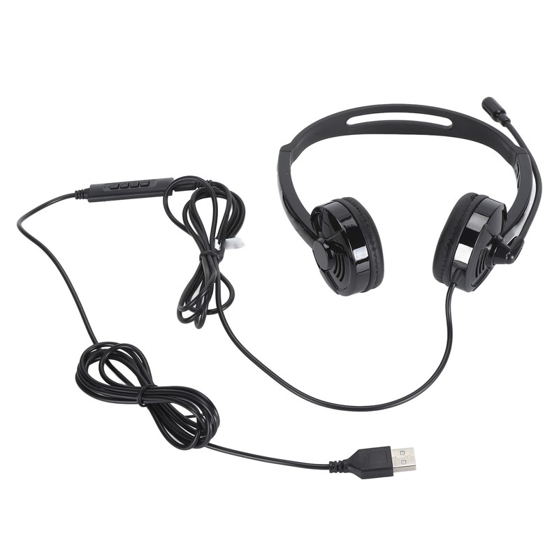 Telephone Headset Professional Noise Reduction Microphone Mute Office Phone Headset