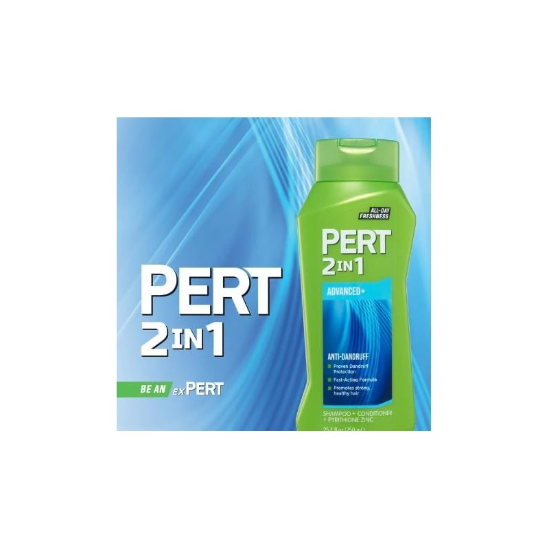 Pert Plus 2 in 1 Shampoo + Conditioner Dandruff Control