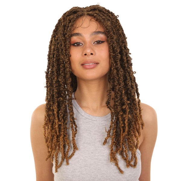 LUXLUXE Sarafina Curly Braid 29 in Long 4X4 Hand Tied