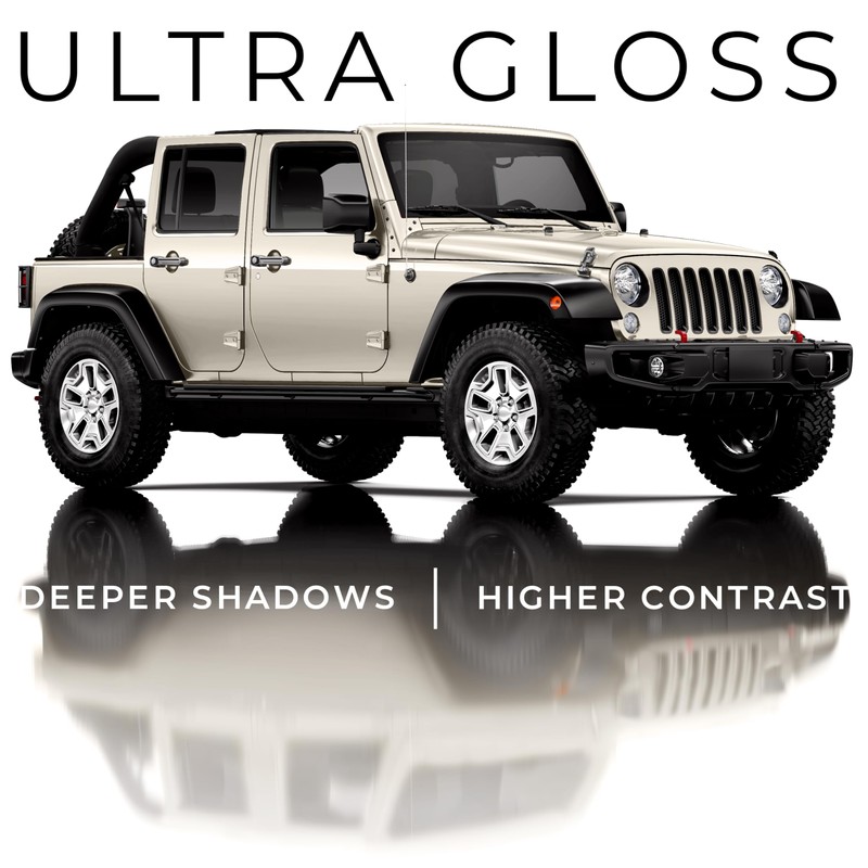 VViViD+ Ultra Gloss Pearl White Vinyl Car Wrap (1ft x