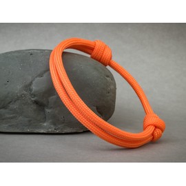 550 Paracord *NEW* | Surfer BRACELET Anklet | Men or Women ADJUSTABLE (Orange)