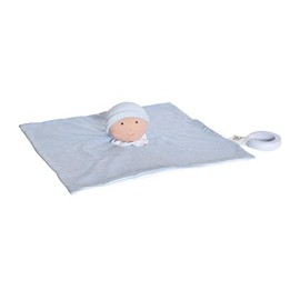 Tikiri 8562032 Comforter Blue with Teething Aid Made of Natural Rubber for Babies and Children from 0+ Months 30 cm