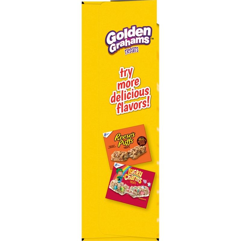 Golden Grahams Breakfast Cereal Treat Bars, S'mores, Snack Bars, 8