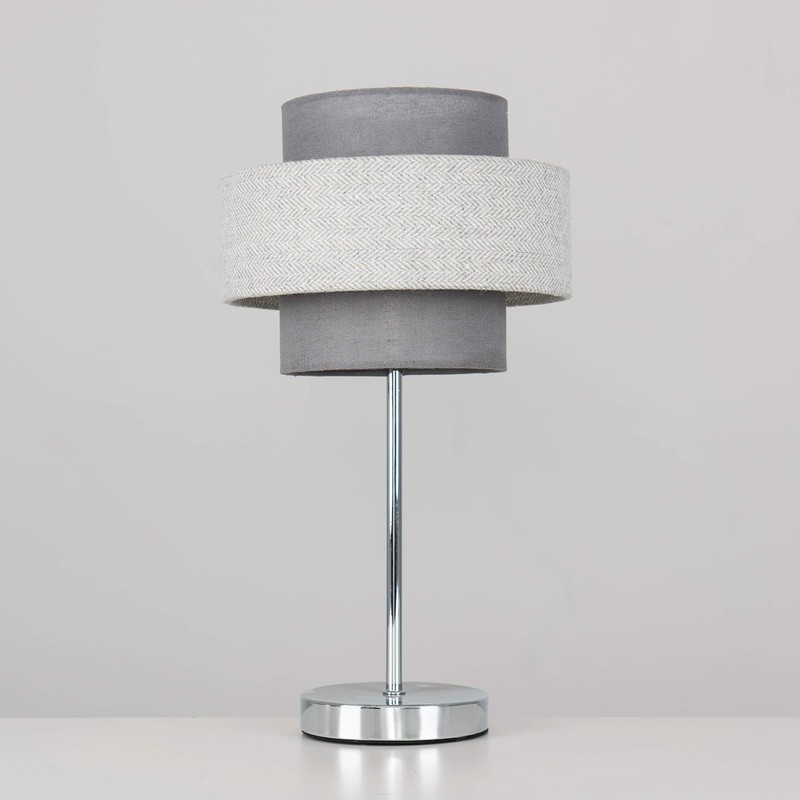 MiniSun Modern Polished Chrome Touch Bedside Table Lamp with a