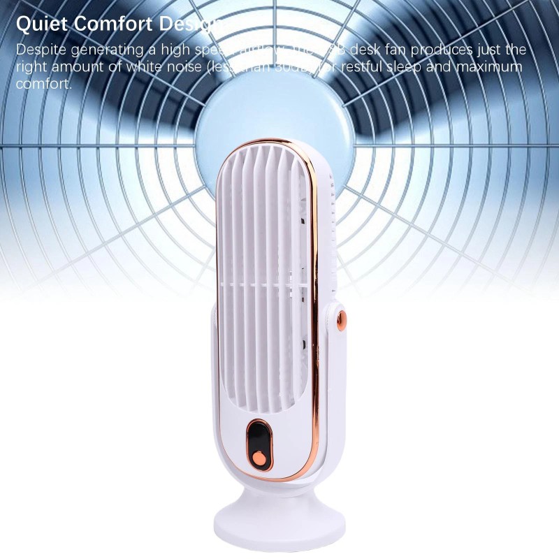 Quiet Portable Desk Cooling Fan 5 Speeds For Office Dorm