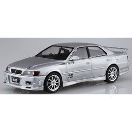 Aoshima Bunka Kyozai 1/24 The Tuned Car Series No. 79 Toyota Blitz JZX100 Chaser Tourer 1996 Plastic Model Molded Color