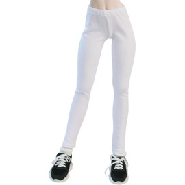 Petite Marie 1/3 DD Compatible 9/4 Length Leggings White Spats Fitness Pants Leggings Daily Pants Casual Pants 23.6 inches (60 cm) Doll BJD Doll Clothes [Petite Marie] [No.0151]