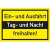 Prolac – 2 x 'Einfahrt freihalten' Sign – PVC Hard