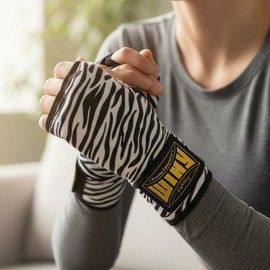 Winnie Zebra Boxing Easy Hand Wraps Glove Hand Wraps Wrist Injury Prevention / 위니 지브라 복싱 이지핸드랩 글러브핸드랩 손목부상방지