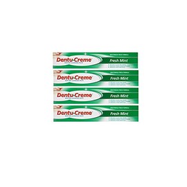 Dentu-Creme fresh Mint Toothpaste 75ml - Pack of 4