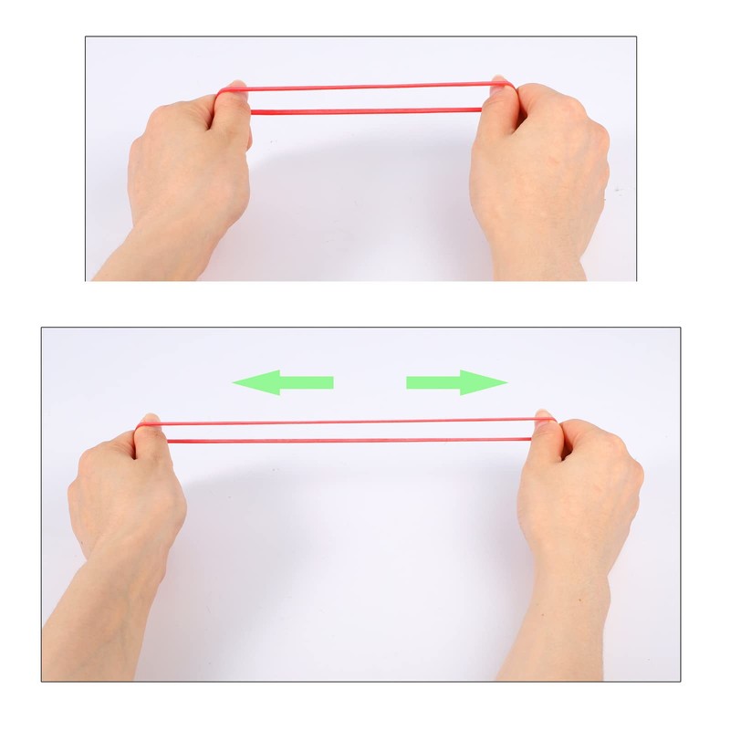 120 Pieces Large Rubber Bands, Colorful Elastic Bands Strong Elastic