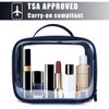 ANRUI TSA Approved Toiletry Bag with Handle Strap, Clear Travel