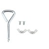 Grave Marker Stand Marker Holder Iron Anti Fade Easy Assembly