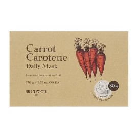 skin food Easy moisturizing mask pack Skinfood Carrot Carotene Daily Mask 30 sheets / 간편한 수분마스크팩 스킨푸드 캐롯 카로틴 데일리 마스크 30매