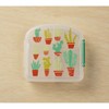 SugarBooger Good Lunch Sandwich Box, Cactus, 1 Count (Pack of