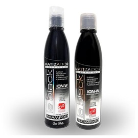 Le Black Shampoo Matizador Plata Sin Sal Ni Parabenos-Kit Con Tratamiento Para Canas Y Cabello Platinado-Elimina Tonos Amarillos En Pelo Gris Y Plata 
