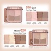 FelinWel Highlight Contour Makeup Palette Effortless Blending Matte Shimmer Highlighter