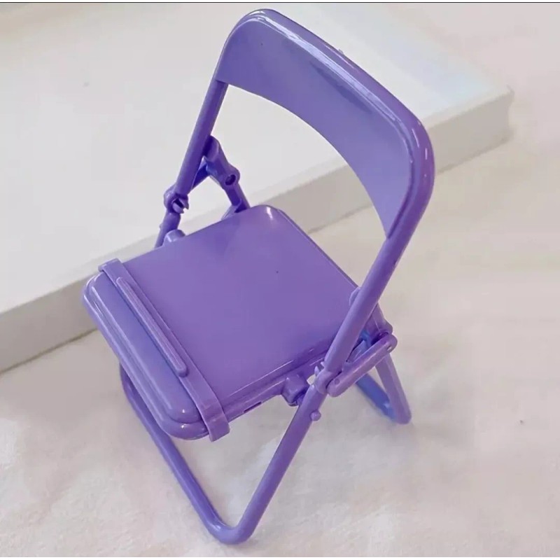 Unbranded Mini Folding Chair Cellular Holder in purple