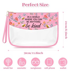Inspirational Gifts for Women Makeup Bag Inspirational Quote Cosmetic Bag Encouragement Christmas Birthday Graduation Gifts for Daughter Sister Niece Motivational Presents for Friends Toiletry Pouch