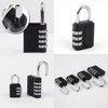 Dial Combination Lock for Entry Doors & Bathrooms Premium 3-Digit Lock - Large 3ea