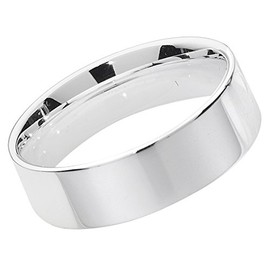 925 Sterling Silver 6mm Flat Court Comfort Men/Ladies Wedding Band/Ring WJS13899RSO