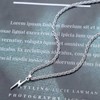 Inateannal Lightning Pendant Necklace Gold Flash Bolt Necklace Long Sweater