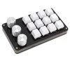 Mini Custom Keypad 12 Keys 3 Knobs Programmable Blue Switch