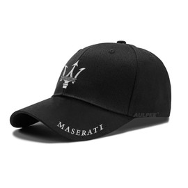 AULPEE Adjustable Tuncker Hat Embroidered Baseball Caps Racing Auto WordmarkHat Fashion Street Dancing Sports Travel(New Black) M