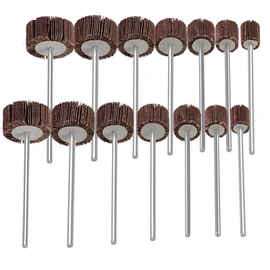 JUNLIXN 14 Pcs 90mm Extra Long Flap Wheels Sander, Extended 1/4'' Shank Abrasive Flap Wheel for Drill, Grinder, Rotary Tools (16/20/25/30/35/40/50mm)