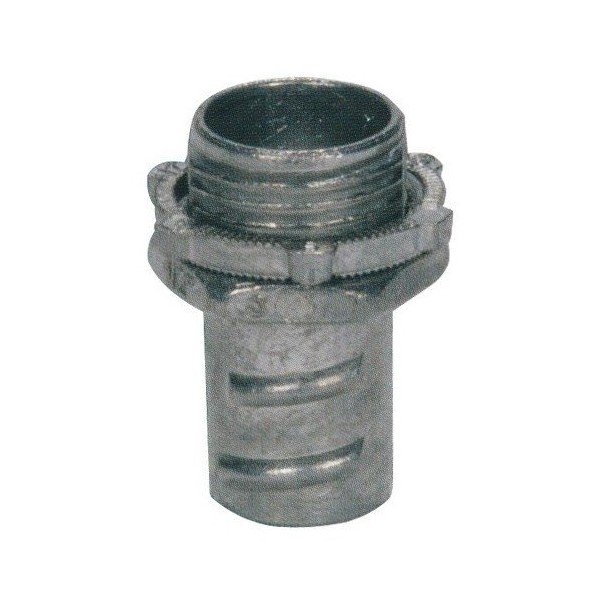 Morris Products Screw-in Connectors for Greenfield, Flex Conduit â Zinc
