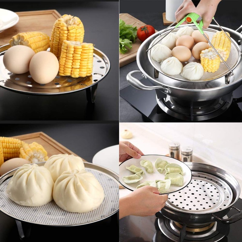 Steaming Rack Household Stainless Steel Cooking Ware Thickened Steaming Rack