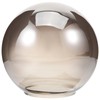 Ciieeo Gray Glass Lamp Shade Replacement Globe Lampshade Table Lamp
