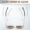 3 Piezas Lentes de Sol Ovalados Retro