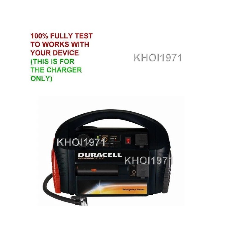 KHOI1971 WALL Charger AC adapter for Duracell Powerpack 300 amp