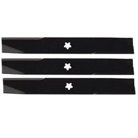 (3 Pack) Aftermarket Premium Replacement XHT Lawn Mower Deck Blade fits Craftsman 137415 | 19-5/16" x 2-1/4" / 5 Point Star