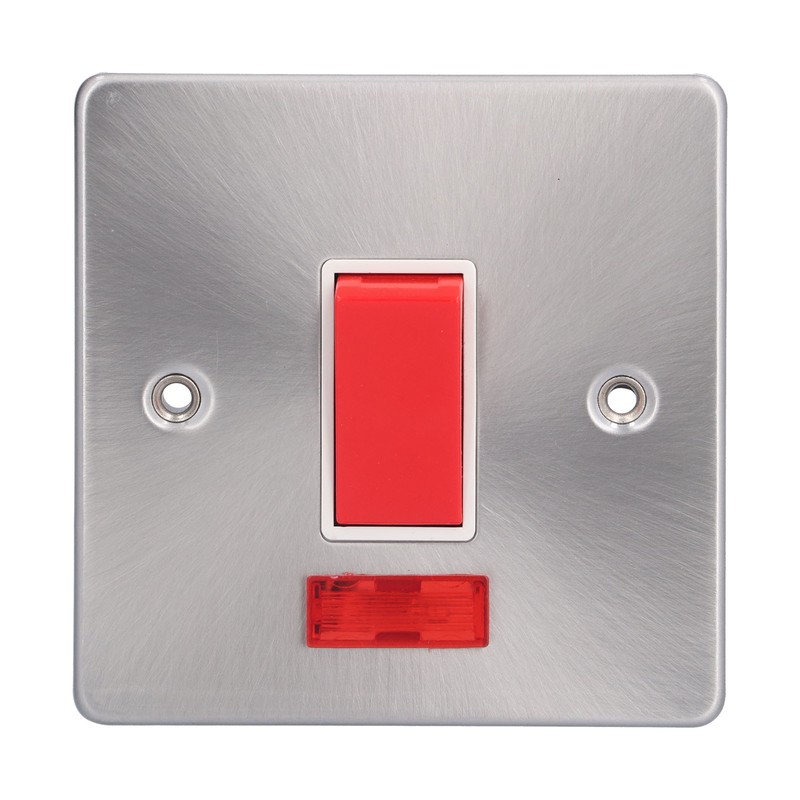Wall Plate Switch Double Inlet Outlet 45A Air Conditioning Panel