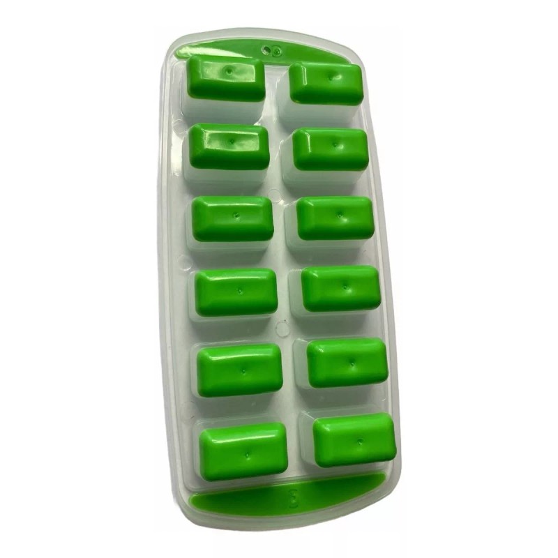 SARO STORE Molde Para Hielos Con Fondo De Silicón 12