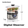 Hamilton Beach Digital Electric Food Steamer & Rice Cooker for
