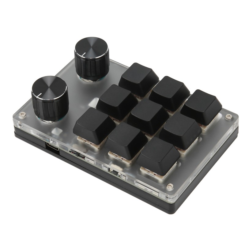 Mini Keypad Knob Design Red Switch Dual Mode Plug and